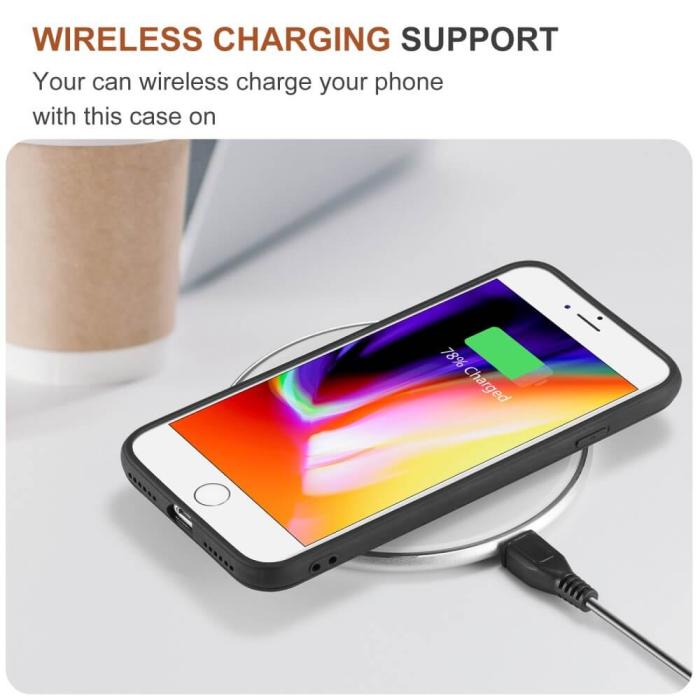 DG.MING - iPhone 7/8/SE 2020 Skal DG.MING M1 Magnetic Tri-fold Wallet Med Kickstand