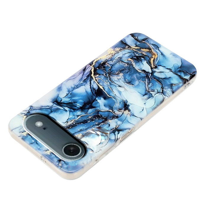 A-One Brand - iPhone Air Mobilskal Marble Pattern Painted TPU - Grå