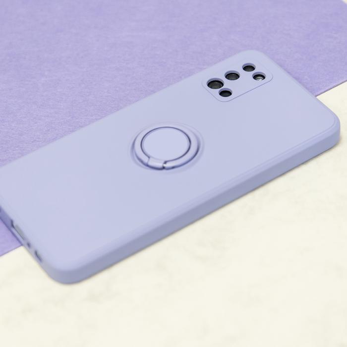 OEM - iPhone 7/8 Plus Skal med Fingerstöd - Lila