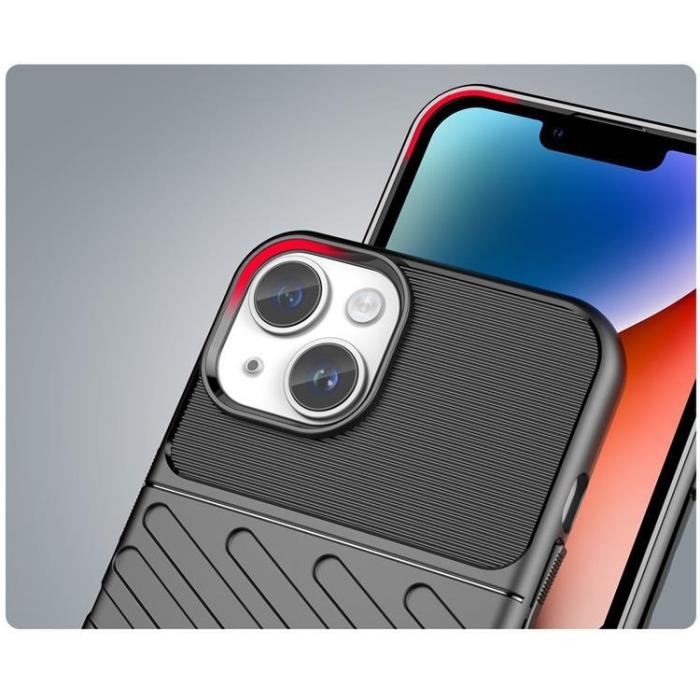 OEM - iPhone 15 Mobilskal Thunder Armored - Svart