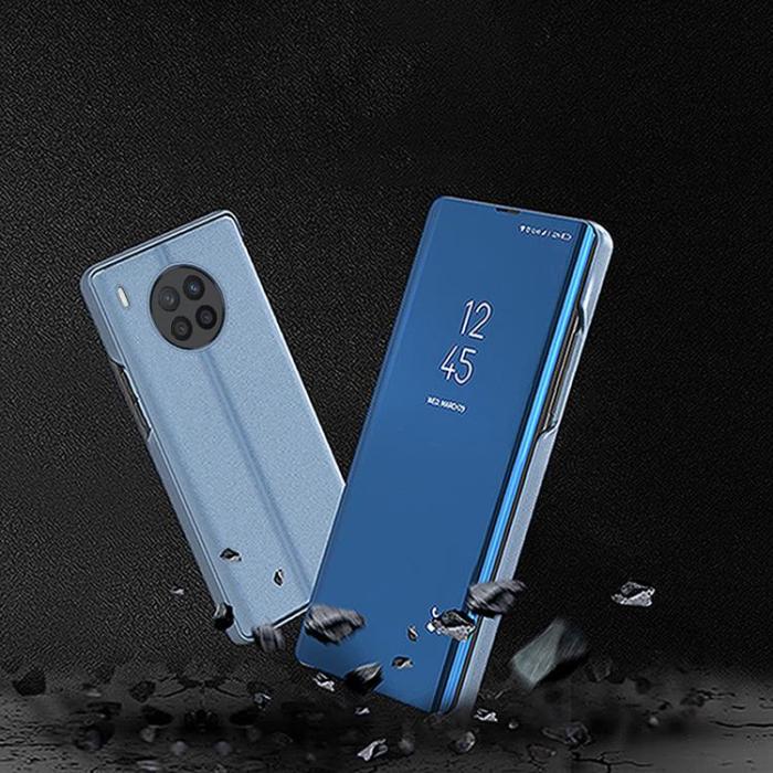 OEM - Huawei Nova 8i Fodral Clear View Flip - Svart