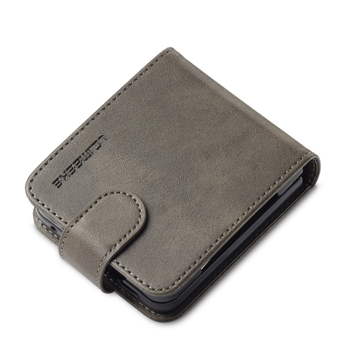 LC.imeeke - LC.IMEEKE Galaxy Z Flip 7 Plånboksfodral Läder Calf Texture