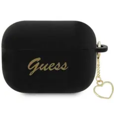 Guess - Guess Airpods Pro 2 Skal Charm Heart Collection - Svart