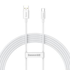 BASEUS - Baseus USB Till USB-C 100W 2m Kabel Superior Moon - Vit