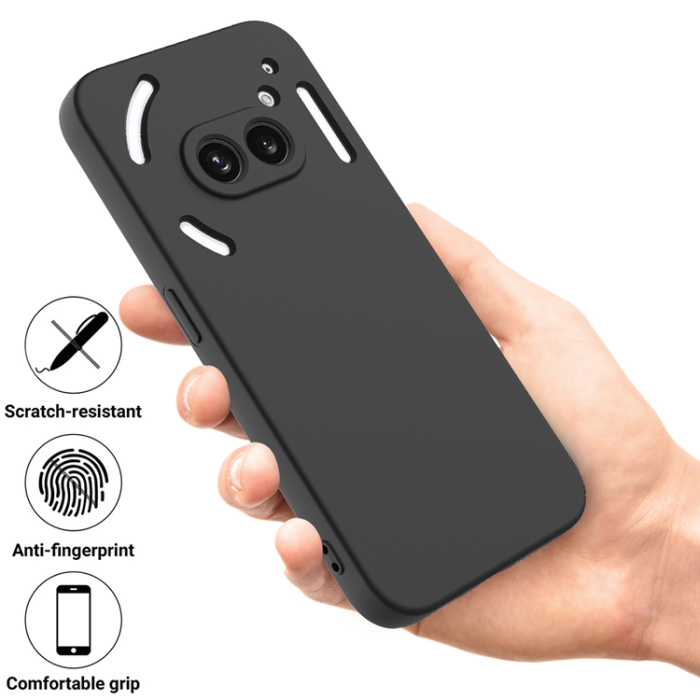 A-One Brand - Nothing Phone (2a) Plus Mobilskal Liquid Silikon med Handrem