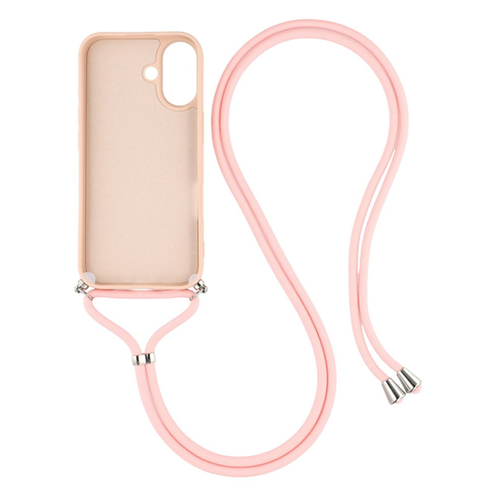 A-One Brand - iPhone 17 Mobilskal Med Axelrem - Rosa