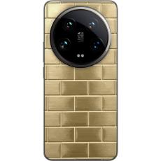 iSecrets - Mobilskal till Xiaomi 14 Ultra med Gyllene Murstenar
