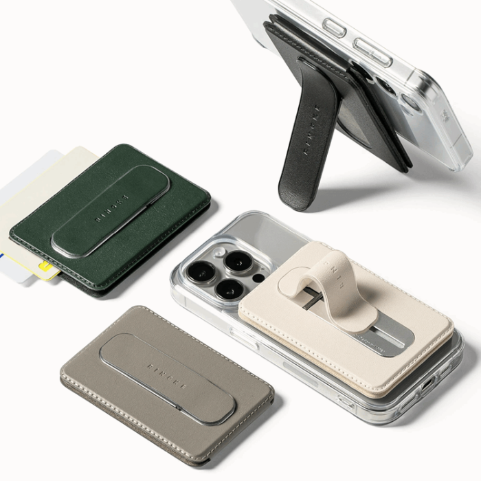 Ringke - Ringke Magsafe Universal Magnetisk Korthållare Slide Grip - Svart