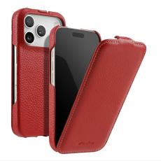 Melkco - MELKCO Mobilskal till iPhone 17 Pro Max &Auml;kta L&auml;der + PC R&ouml;d