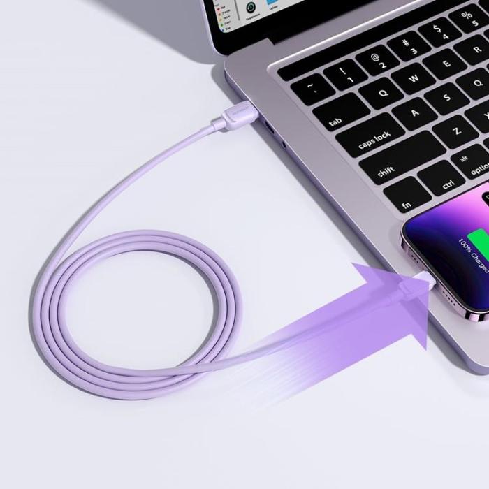 Joyroom - Joyroom USB-A till Lightning kabel 1.2m - Lila