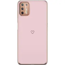Gustaf - Mobilskal till Motorola Moto G9 Plus med Litet Hj&auml;rta