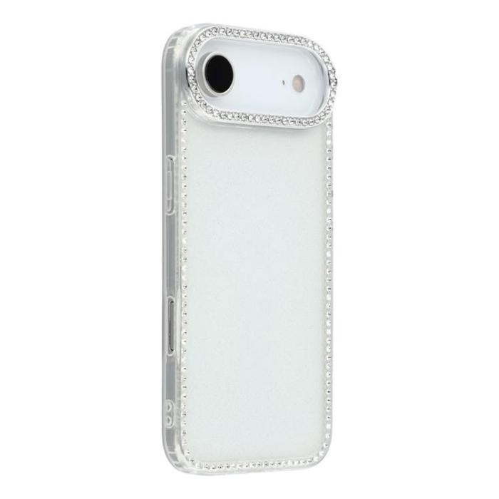 A-One Brand - iPhone Air Mobilskal Rhinestone Edge - Glitter Transparent