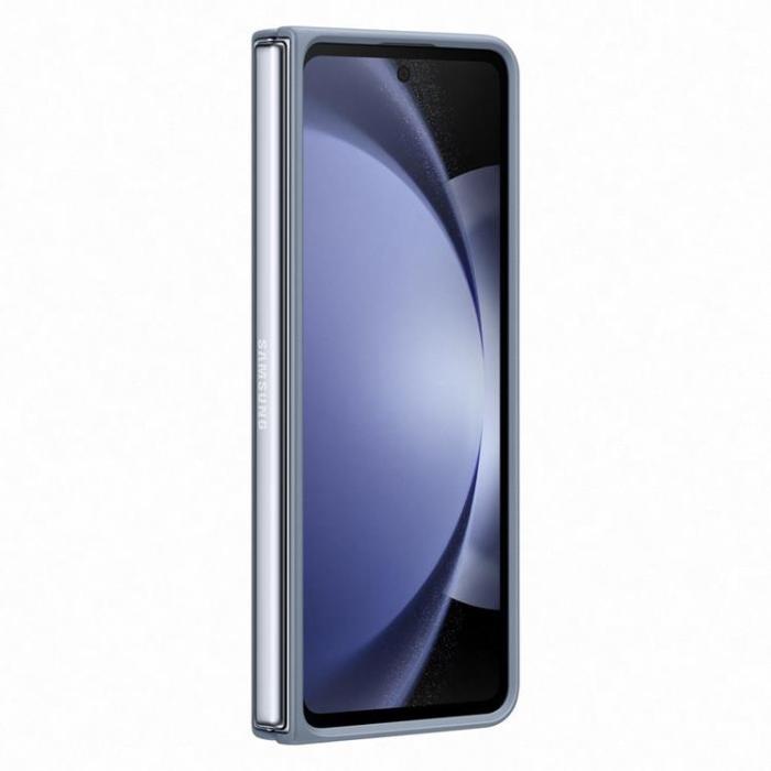Samsung - Samsung Galaxy Z Fold 5 Mobilskal PU Läder - Blå