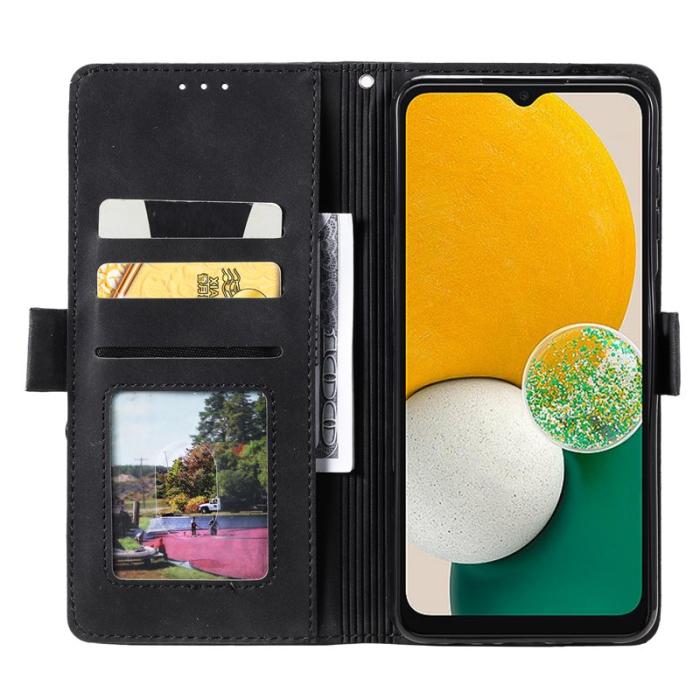 OEM - Samsung Galaxy S26+ Plånboksfodral RFID-Skydd Konstläder Ställ - Röd