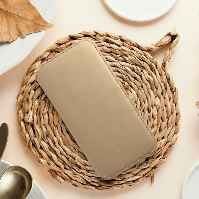 OEM - Galaxy S24 Plus Plånboksfodral Dual Pocket - Guld