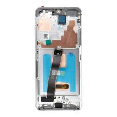 OEM - SAMSUNG S20 Ultra Skärm med LCD-display SOFT OLED - Vit