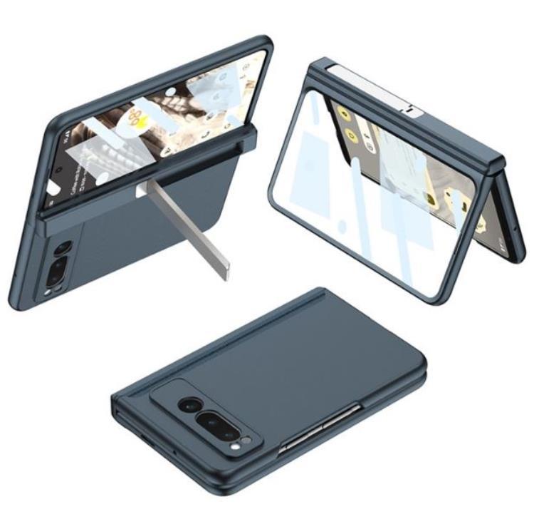 GKK Mobilskal till Google Pixel Fold Kickstand Hård PC - Grön