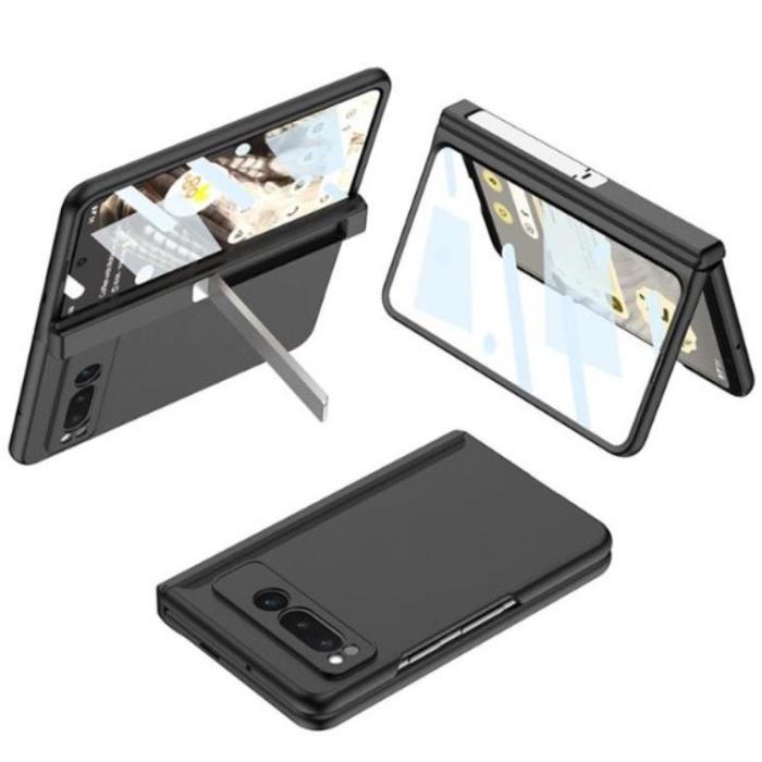 GKK - GKK Google Pixel Fold Mobilskal Kickstand Hård PC - Svart