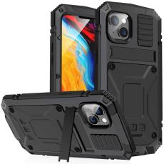 R-JUST - R-JUST Mobilskal till iPhone 14 Plus Hybrid Skydd Back Cover Svart