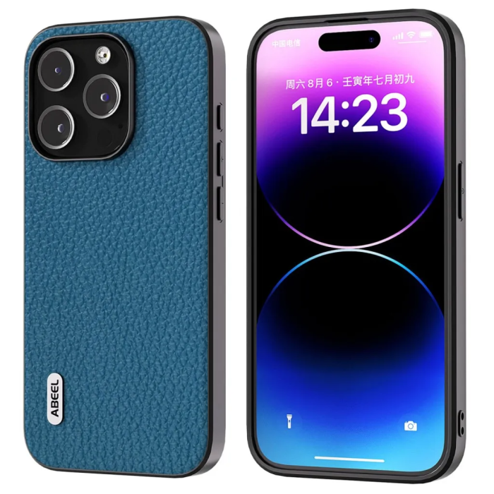 ABEEL - Abeel iPhone 15 Pro Max Mobilskal - Blå