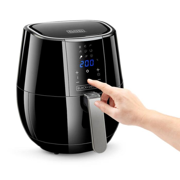 BLACK+DECK - BLACK+DECK Air Fryer Digital Control 3,5L Svart