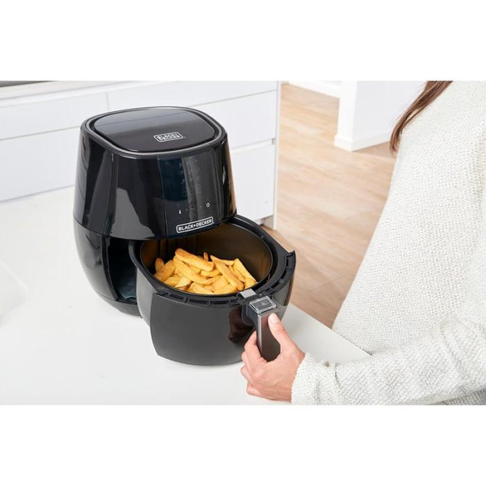 BLACK+DECK - BLACK+DECK Air Fryer Digital Control 3,5L Svart