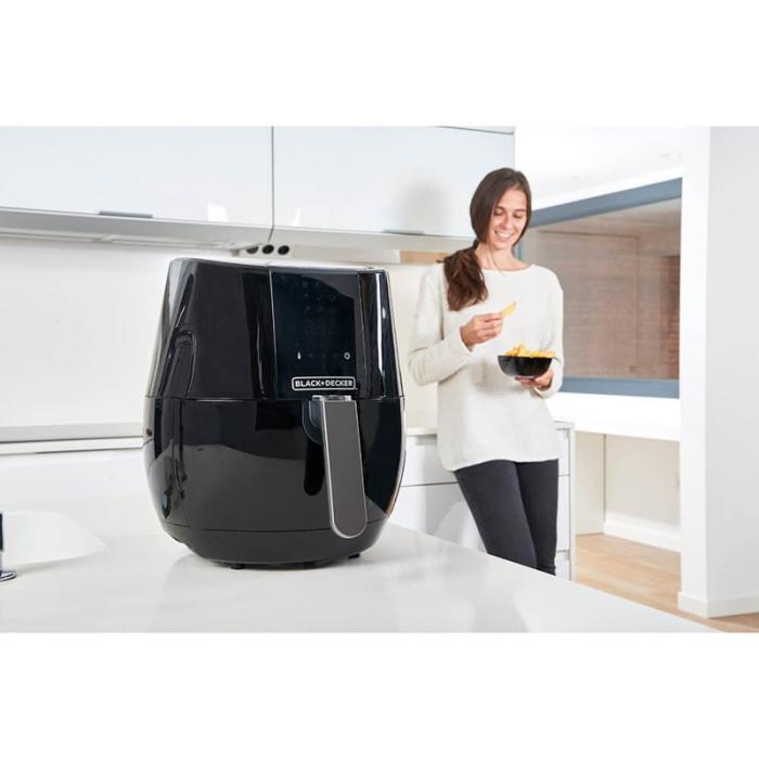 BLACK+DECK - BLACK+DECK Air Fryer Digital Control 3,5L Svart