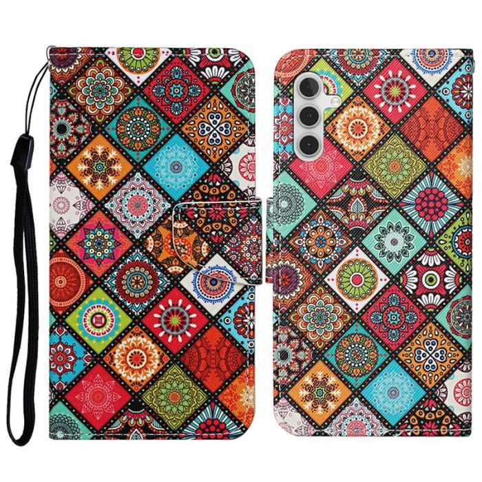 OEM - Mobilfodral för Samsung Galaxy S26 Plus Konstläder - Etnisk stil - Svart