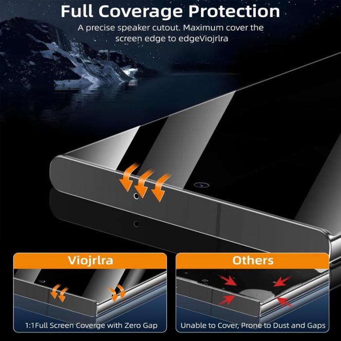 OEM - Skärmskydd för Samsung Galaxy S26 Ultra Anti Spy - Svart