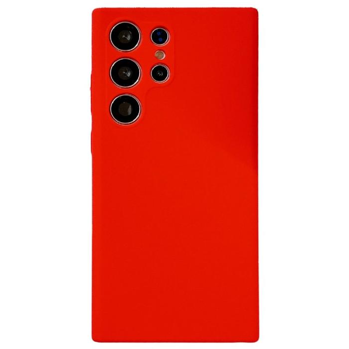 OEM - Mobilskal för Samsung Galaxy S26 Ultra Dropproof Liquid Silicone - Röd