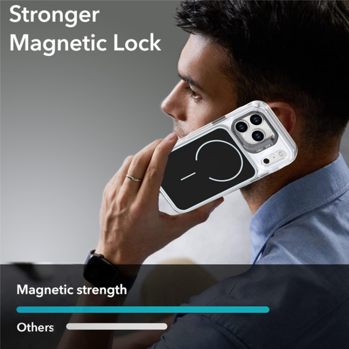 A-One Brand - iPhone 17 Pro Max Mobilskal MagSafe Lens Kickstand TPU + PC