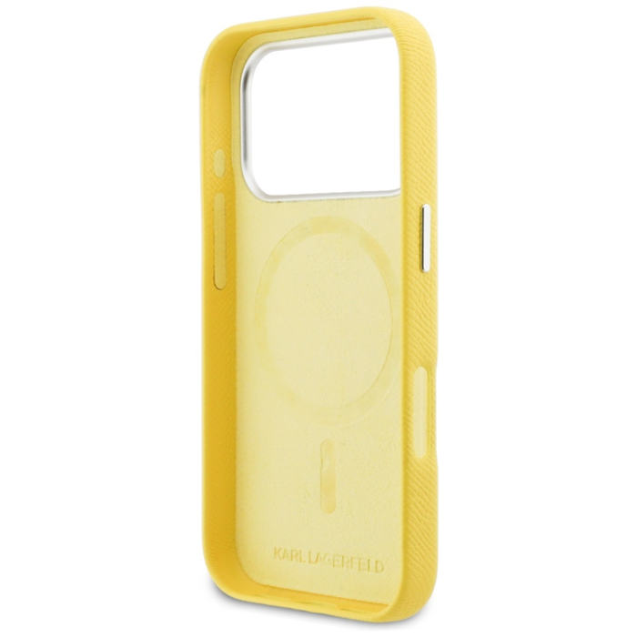 KARL LAGERFELD - Karl Lagerfeld Mobilskal till iPhone 18 Pro Max/17 Pro Max MagSafe Karl - Gul