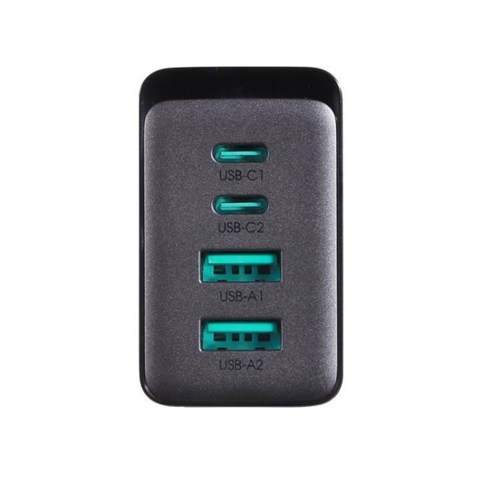 Joyroom - Joyroom Väggladdare 67W 2xUSB-C till 2xUSB-A till USB-C Kabel - Svart