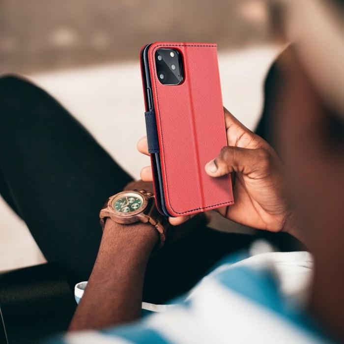 OEM - Xiaomi Redmi Note 13 Pro Plus Plånboksfodral Fancy - Röd