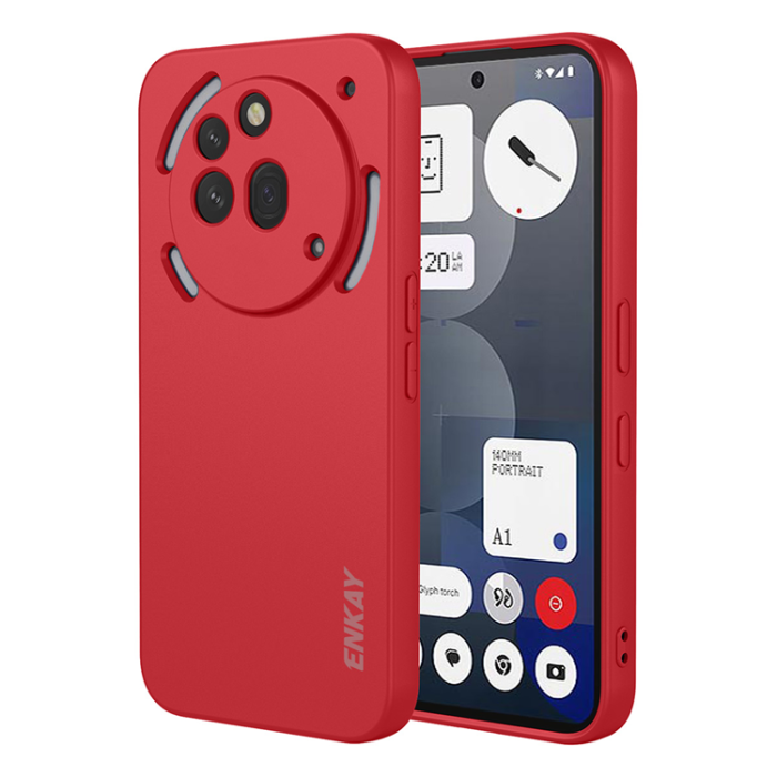 ENKAY - ENKAY Nothing Phone (3a) Pro Mobilskal Straight Edge Silikon