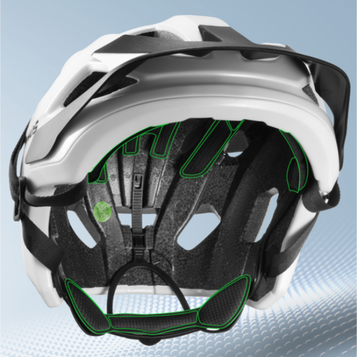 Rockbros - Rockbros LK-67 Cykelhjälm för Barn med Avtagbart Visir 54–58 cm - Vit