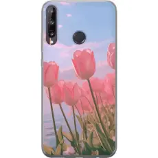 Gustaf - Mobilskal till Huawei P40 lite E med Rosa Tulpaner