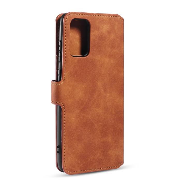 DG.MING - DG.MING Plånboksfodral Konstläder för Samsung Galaxy S20 Ultra - Brun