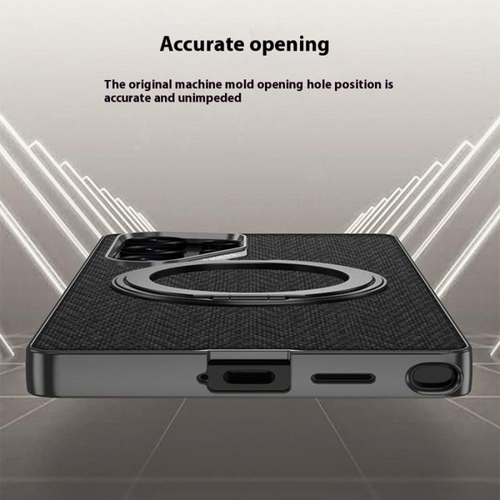 GKK - GKK Samsung Galaxy S25 Ultra Fodral - PC + TPU + Klädd - Grå