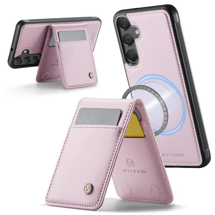 JEEHOOD - JEEHOOD J06 Konstläder fodral till Samsung Galaxy A16 5G/4G - Rosa