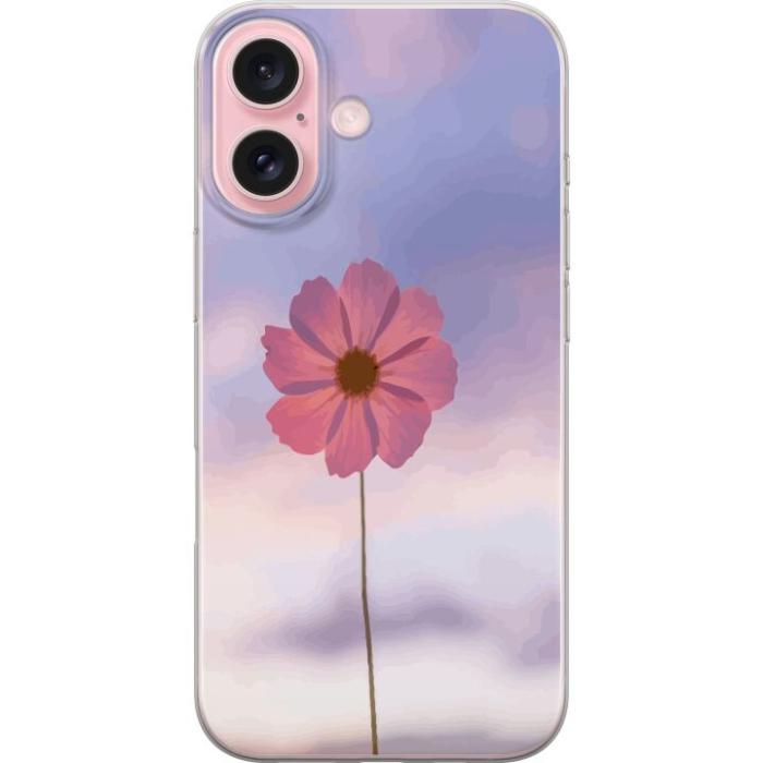 iSecrets - Mobilskal till Apple iPhone 16 med Rosa blomma