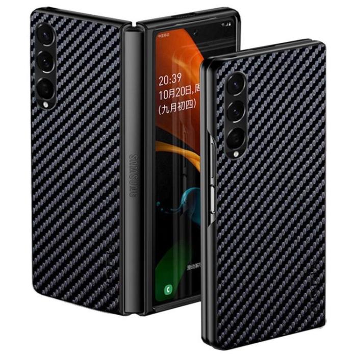 AIORIA - AIORIA Galaxy Z Fold 4 Skal Carbon Fiber - Svart