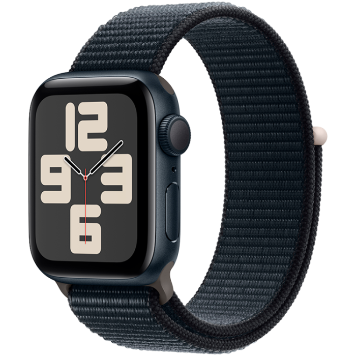 Apple - Apple Watch SE GPS 40mm Midnight Sport Loop