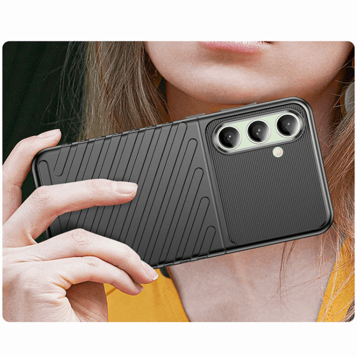 OEM - Galaxy S24 FE Mobilskal Thunder Armored - Svart