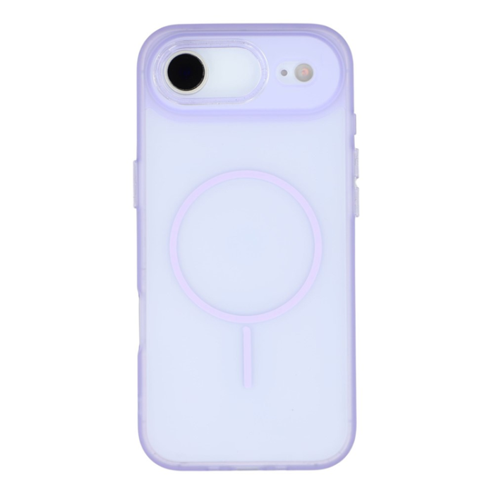 A-One Brand - iPhone Air Mobilskal MagSafe med Glitter Lins Frame - Lila