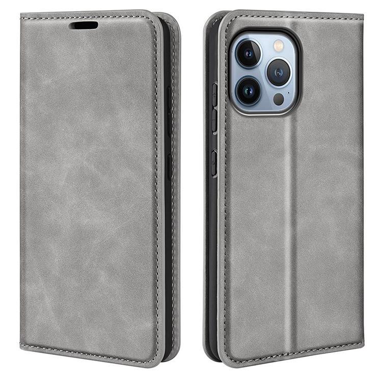 Folio iPhone 14 Pro Max Plånboksfodral - Grå | 2353 | AlltMobil