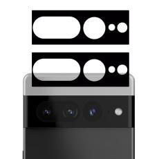 A-One Brand - [2-PACK] Google Pixel 7 Pro Kameralinsskydd i Härdat glas Arc Edge - Svart