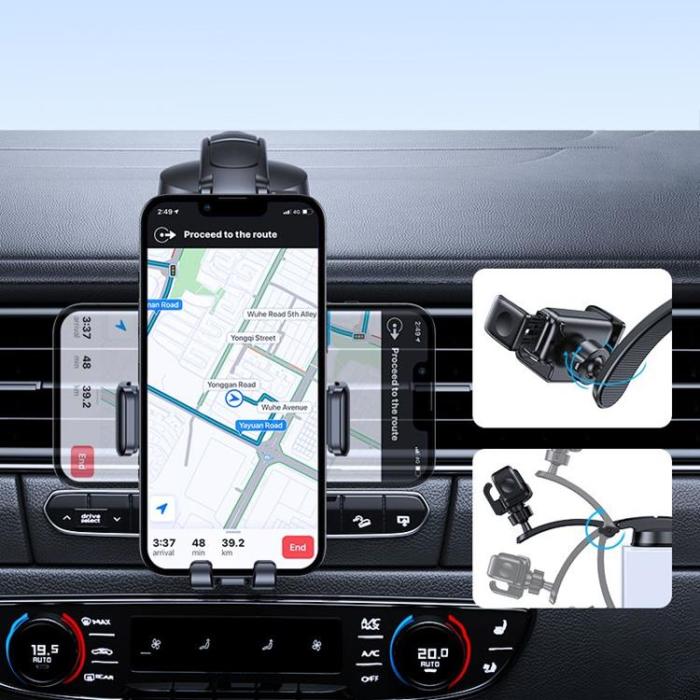UTGATT5 - Joyroom Mobilhållare Instrumentbräda - Svart