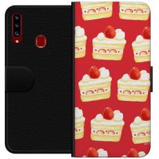 iSecrets - Plånboksfodral till Samsung Galaxy A20s med Tårta