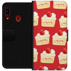 Gustaf - Pl&aring;nboksfodral till Samsung Galaxy A20s med T&aring;rta